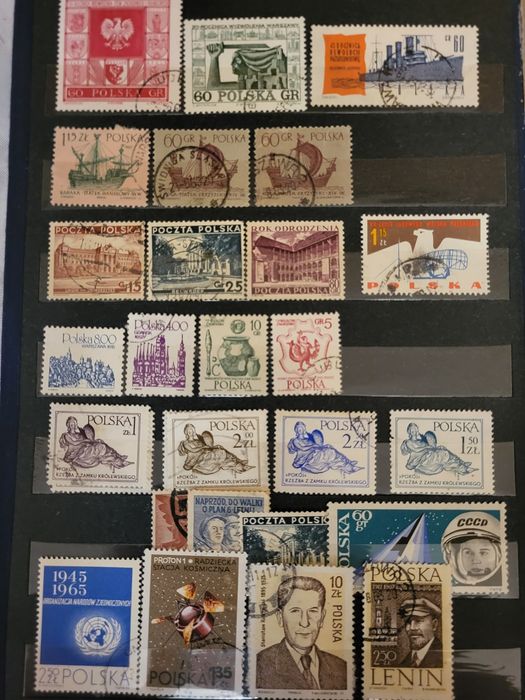 Znaczki pocztowe, Polska, Stare- kolekcja