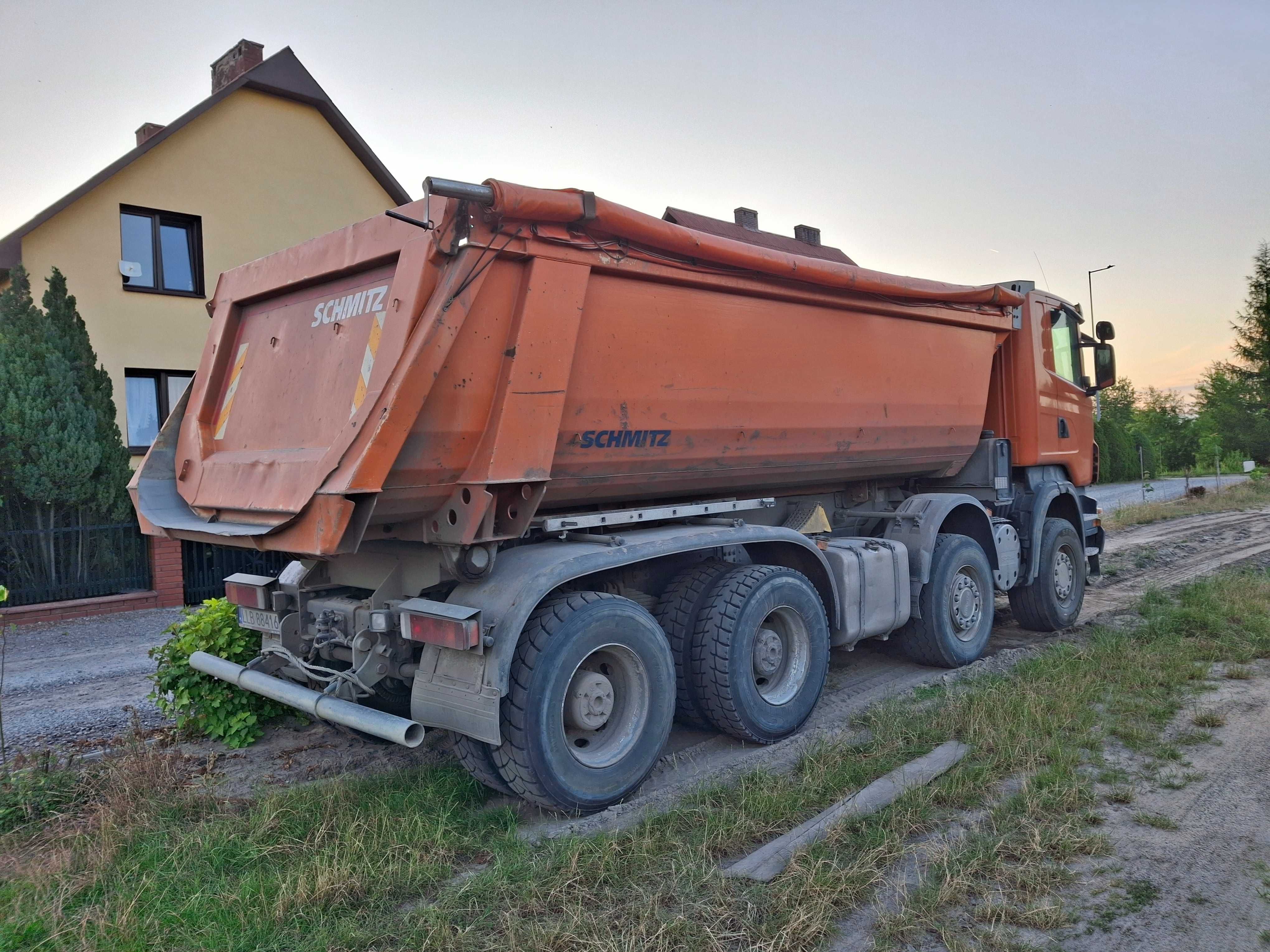 Scania R420 wywrotka 8x4