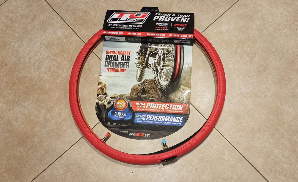 NOWY ! TANIO !!!Tubliss 18 cali system KTM Gas Husqa Sherco enduro