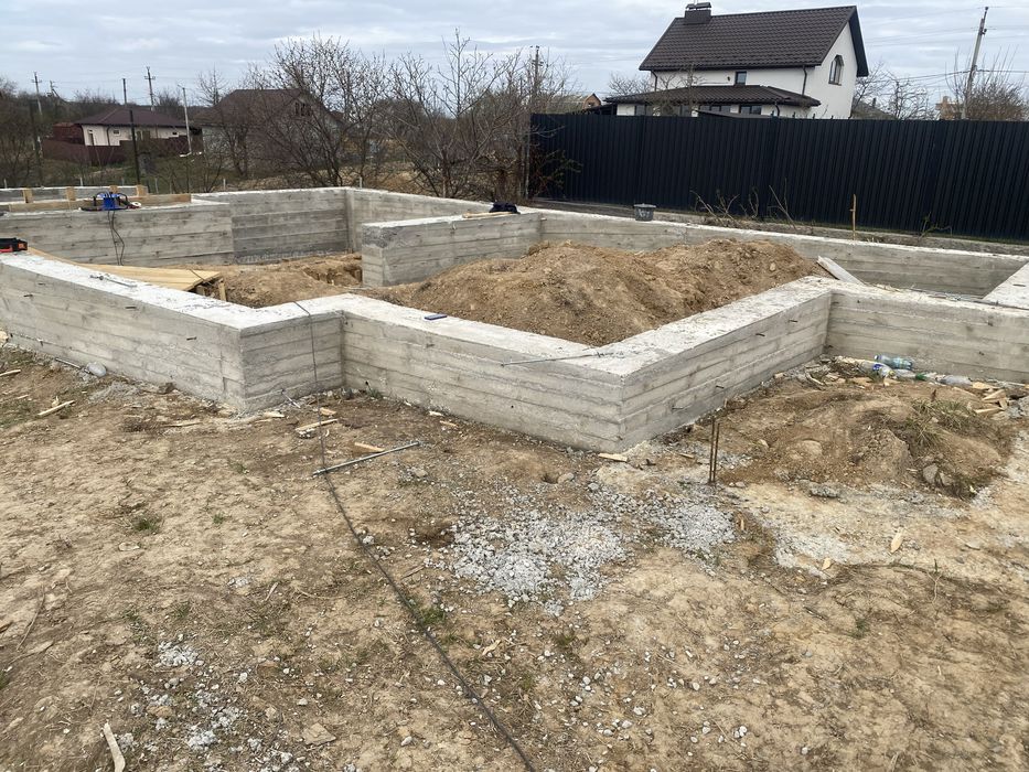 Бетонні роботи. Фундаменти. Отмоски. Доріжки. Площадки. Відмостка