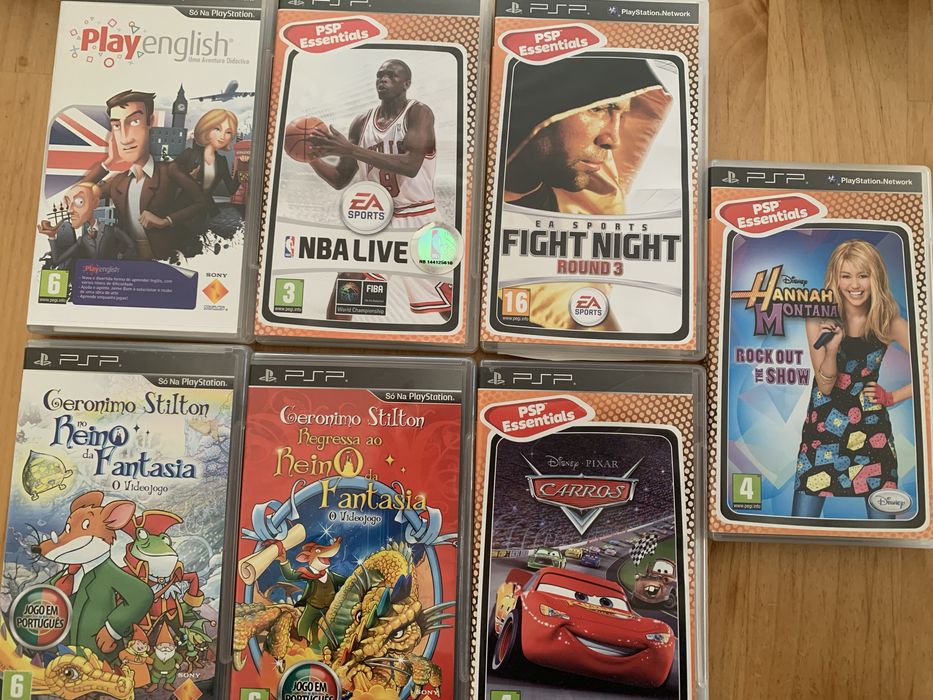 Consola PSP com jogos incluidos