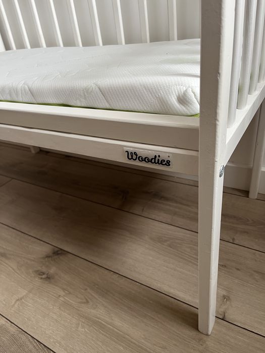 Dostawka do lóżka dla dziecka 90x40 drewniana biala
