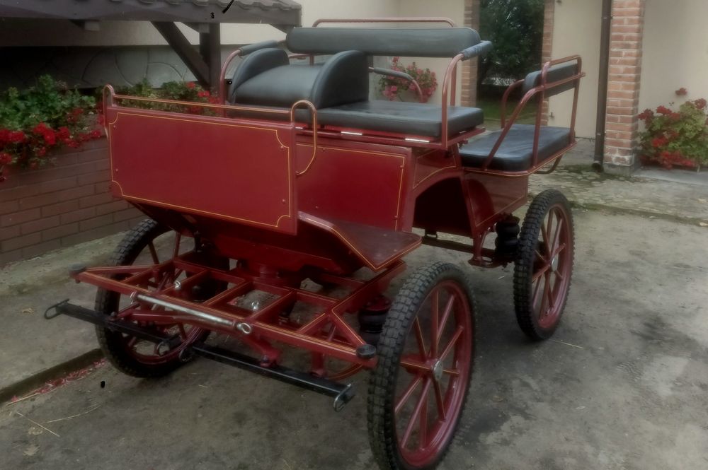 Bryczka konna wagonetka maratonka powóz jak nowa