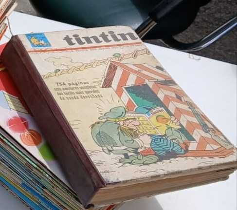 Revistas tintin antigas