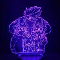 Naruto lampa 3D +mini lampka 3d