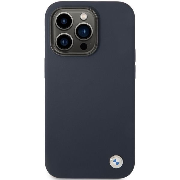 Etui Ochronne BMW Silicone dla iPhone 14 Pro Max 6,7" - Granatowy