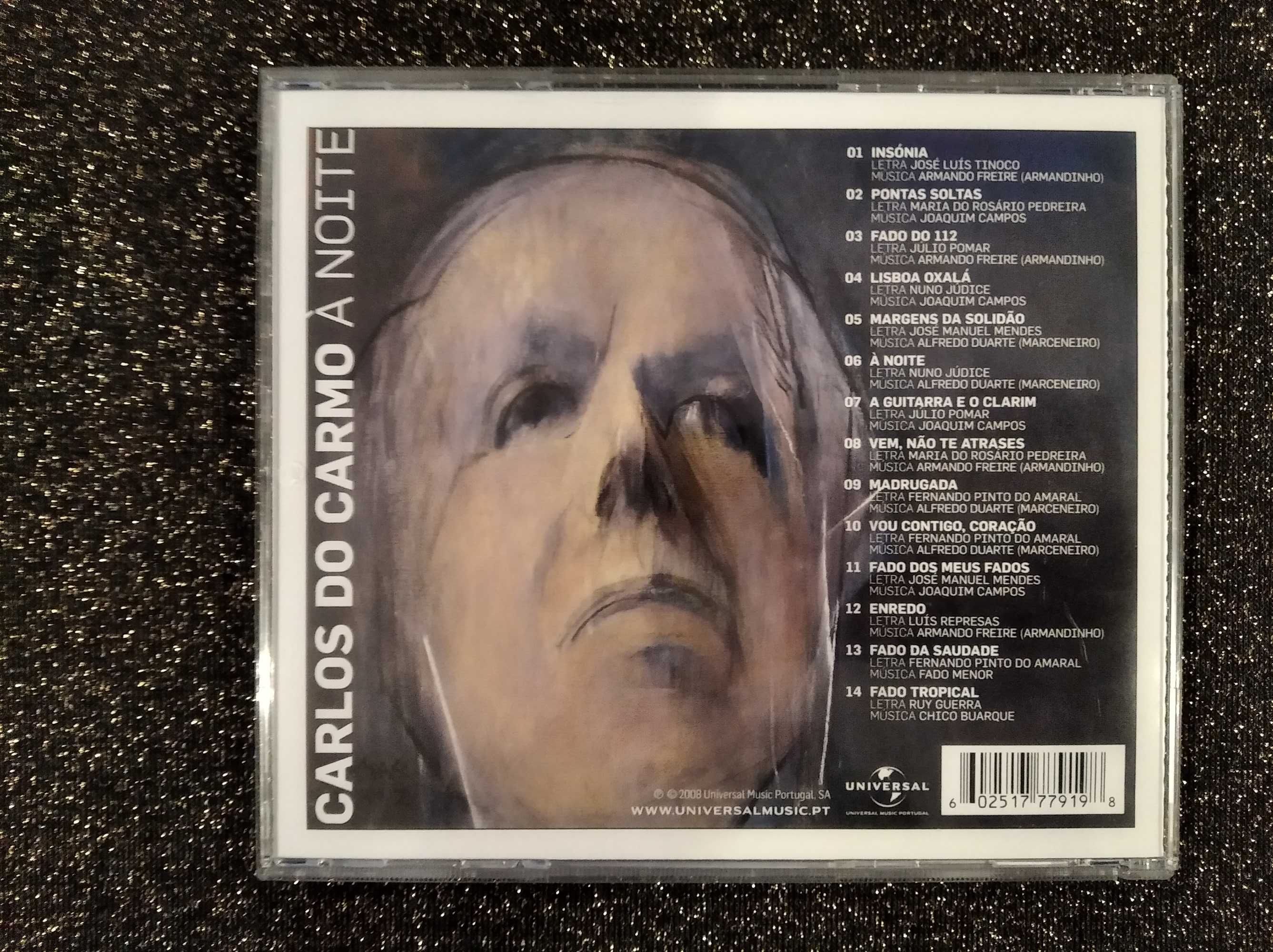 CD's: Mozart, Os Três Tenores, Carlos do Carmo