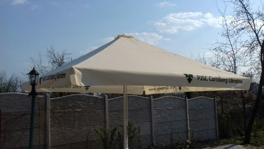 Тент на зонт 4х4 торговый купол садовый на палатку замена тентов крыша