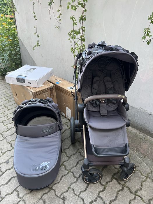 zestaw 2w1 Cybex Priam Simply Flower Grey