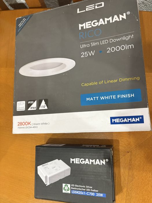halogen i zasilacz megaman