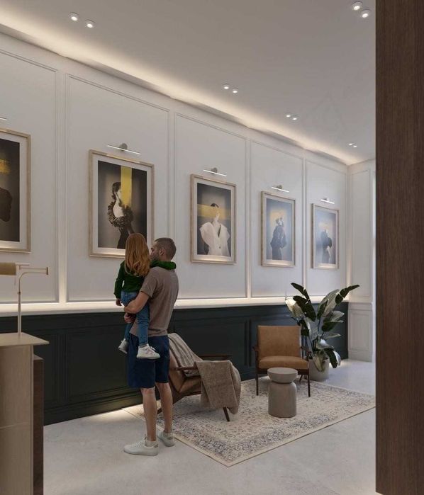 Квартира 51 м² з балконом і кухнею 23 м² — ЖК Harry