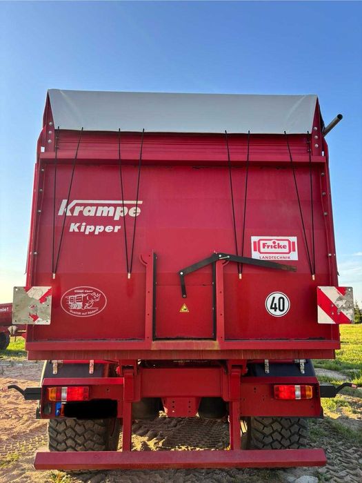 Krampe Big Body 750 przyczepa rolnicza tandem skorupa