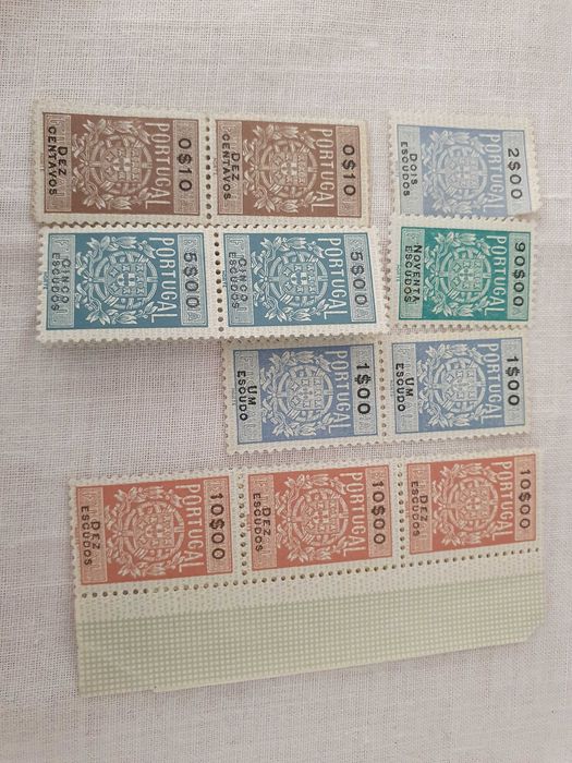 Selos fiscais antigos