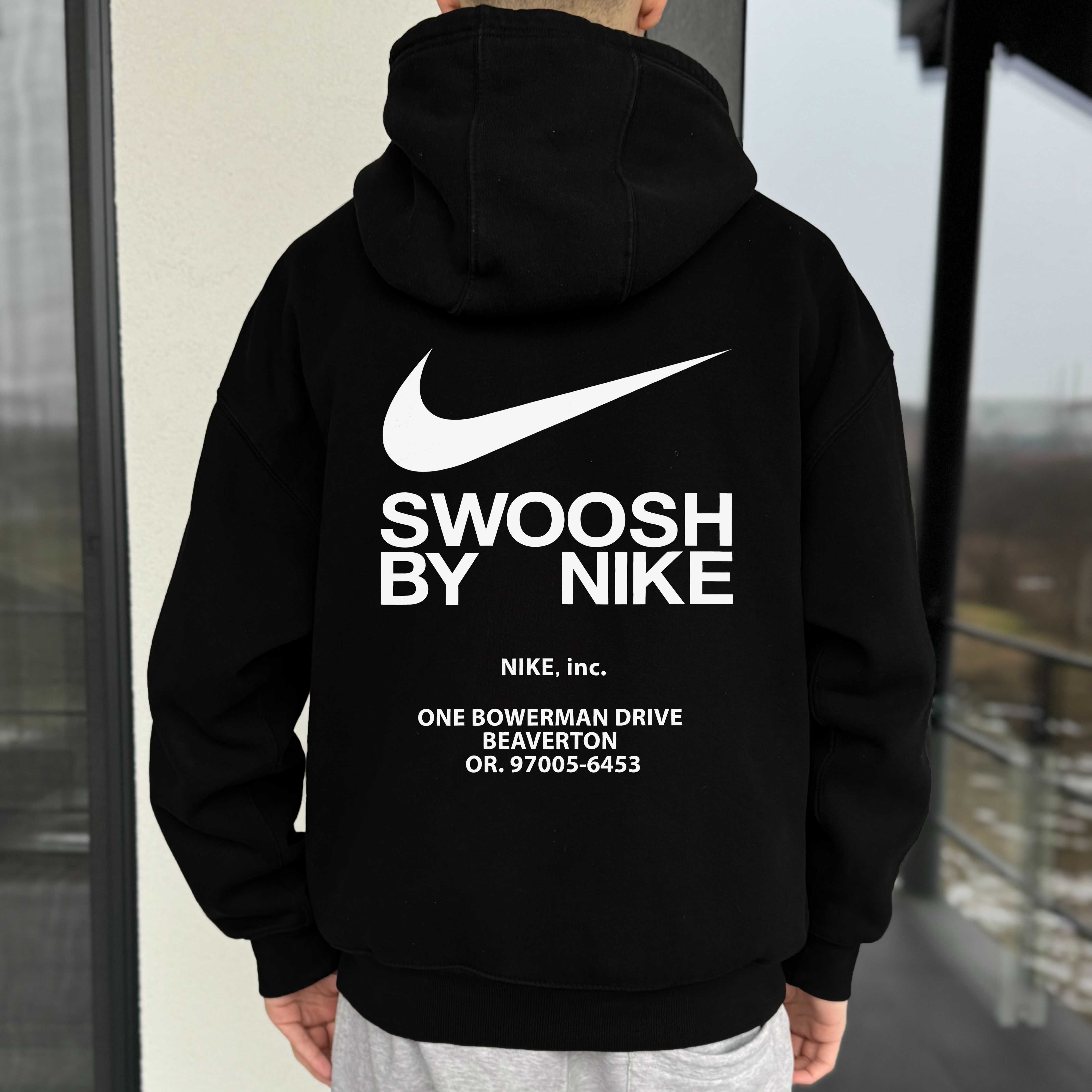 Худи черное » Nike Air Max » Большой Принт » Найк Jordan » С М Л ХЛ