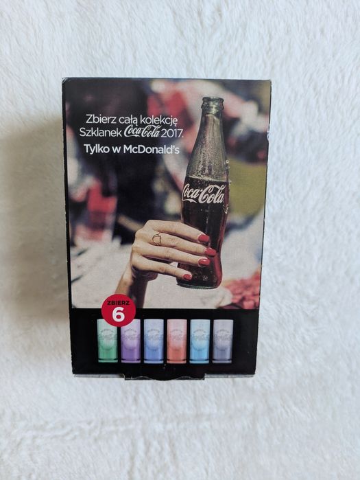 Szklanka Coca-Cola 2017 niebieska