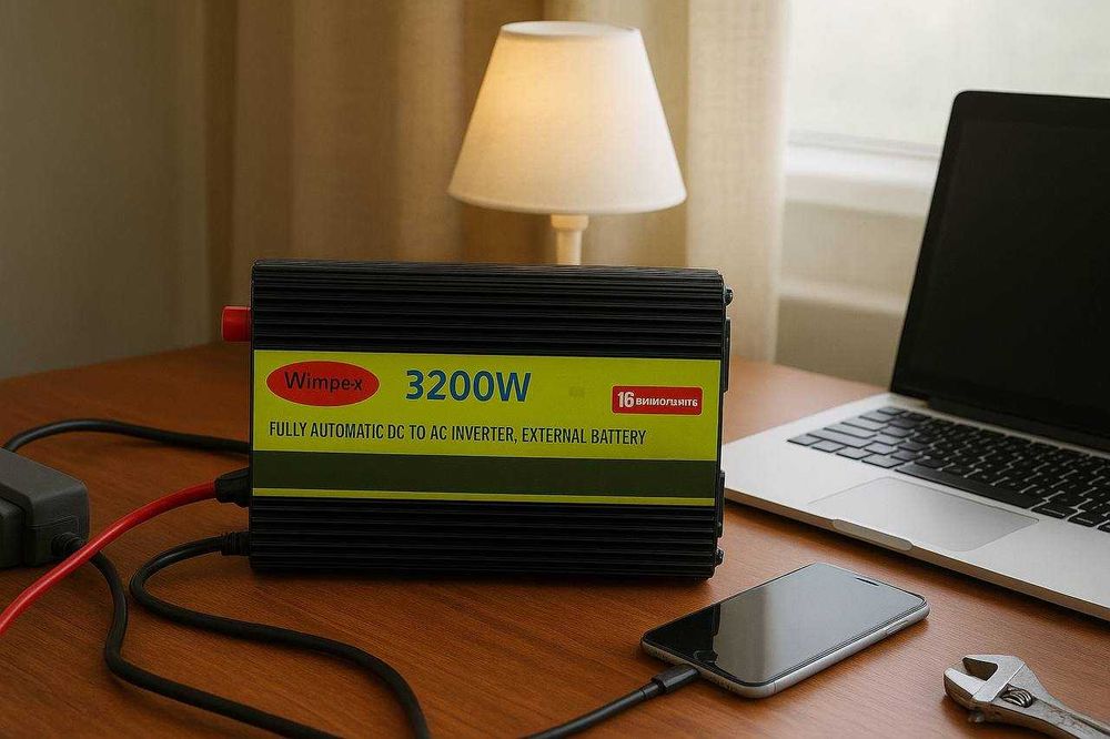 Бесперебойник-инвертор 3200 UPS / ЧИСТАЯ СИНУСОИДА/ с ПОДЗАРЯДКОЙ