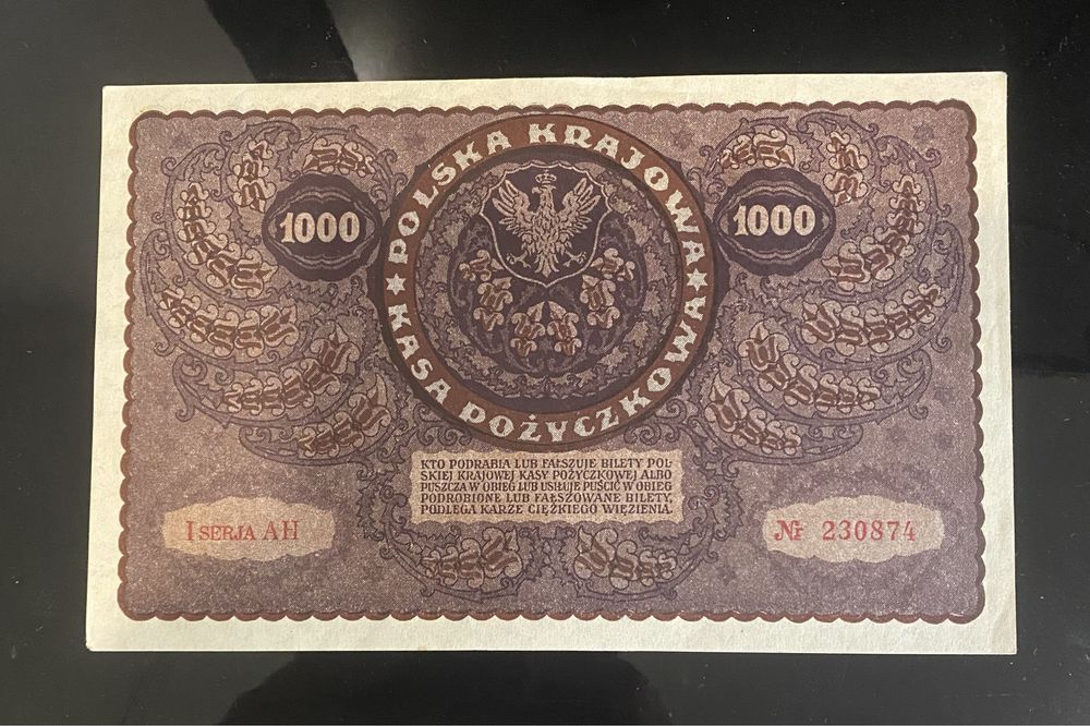 Nota 1000 marek Polskich
