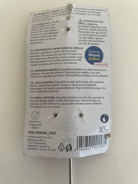 Przyrząd do obracania na grillu - NOWY