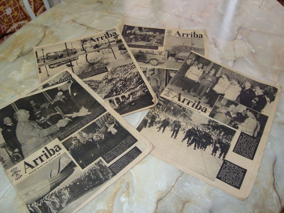 Revistas "Arriba" de 1956 em língua espanhola - Ver descrição