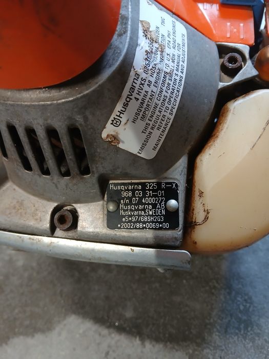Kosa husqvarna 325r na części