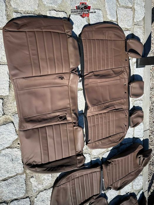 POKROWCE Oryginalne Zestaw Skóra na Fotele Mercedes X