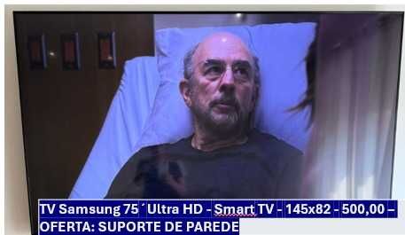 TV Samsung 75´Ultra HD - Smart TV - 145x82