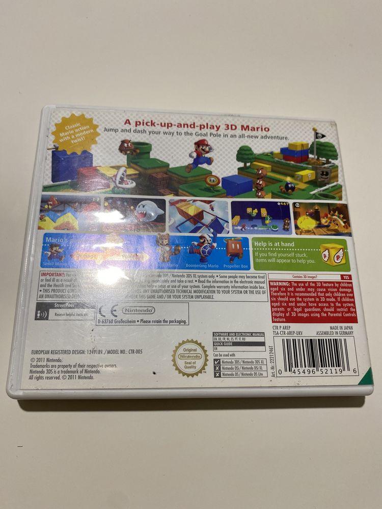 Mario 3D Land Nintendo 3DS
