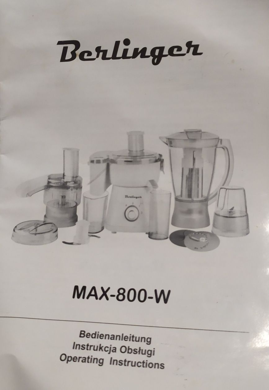 Blender kielichowy Berlinger Max-800-w