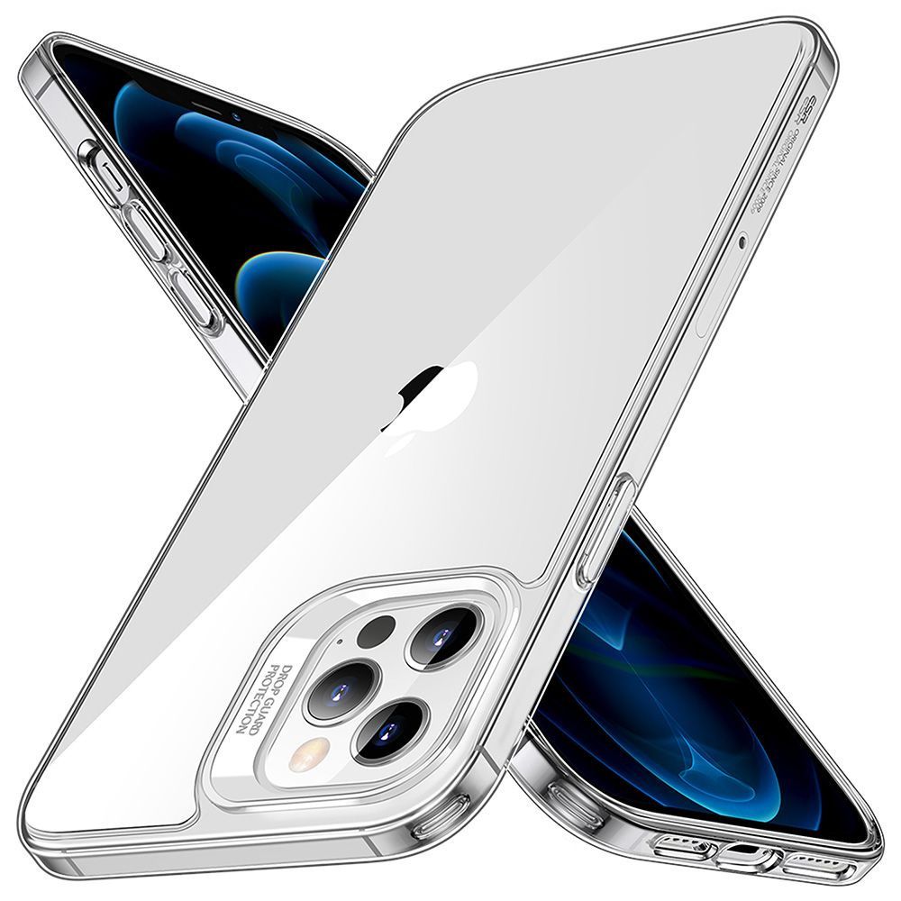 Etui Esr Classic Hybrid + Szkło Płaskie Do Iphone 12 / 12 Pro Clear