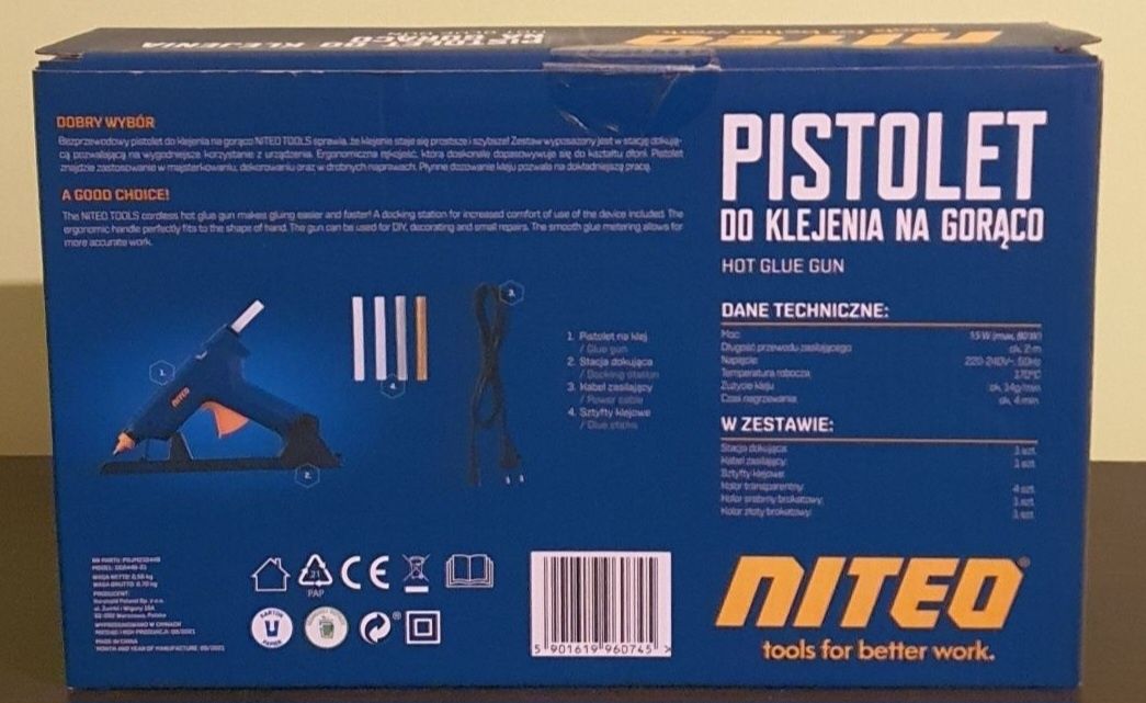 Pistolet do klejenia na gorąco