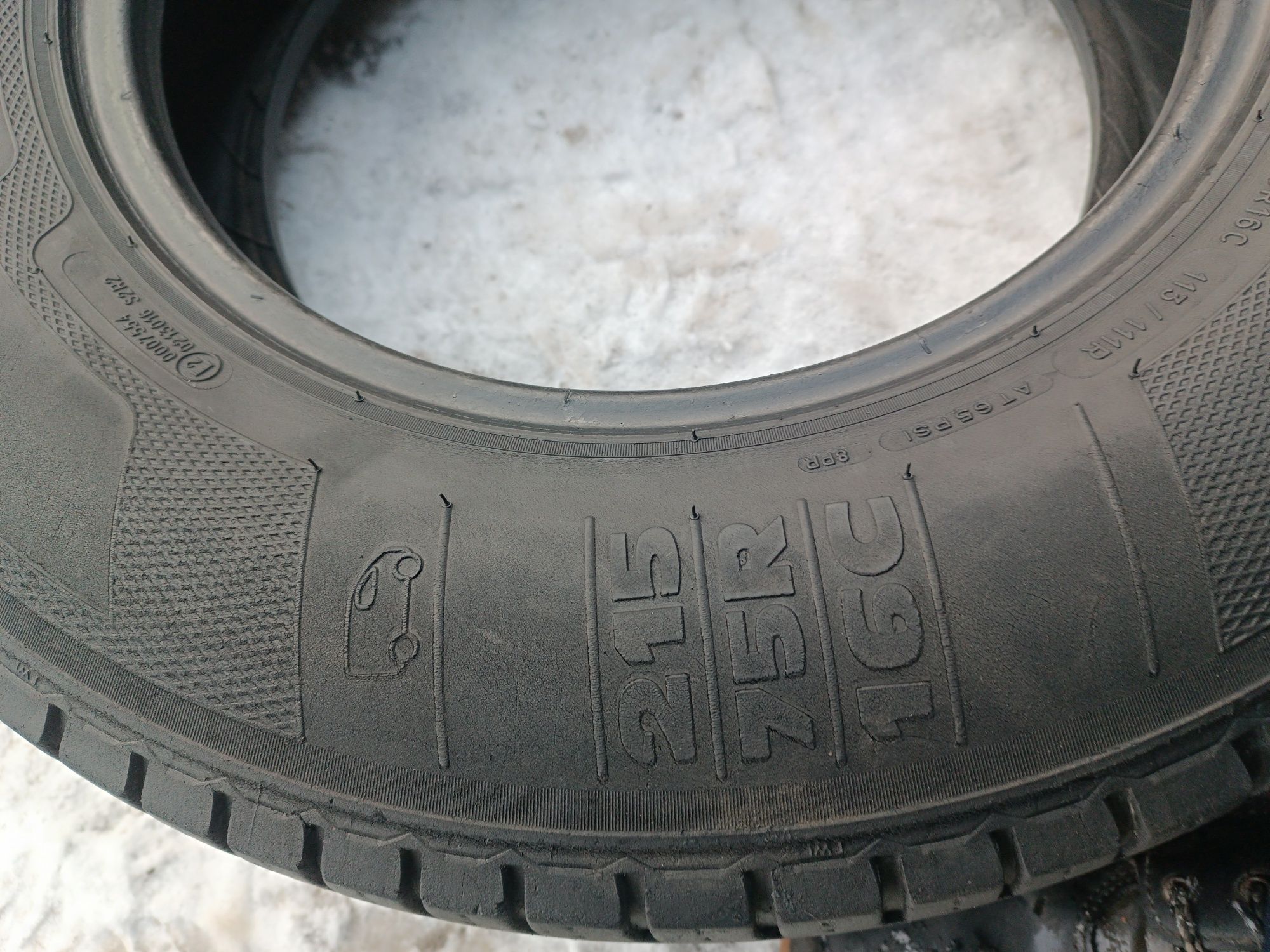 Sprzedam opony 215/75 r16C