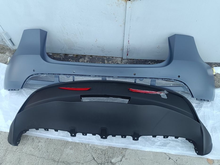 Tesla Y Тесла Y задний бампер  губа