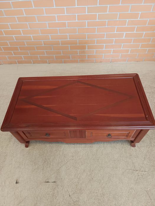 Mesa de centro madeira cerejeira para restauro