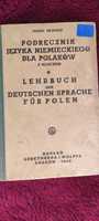 Podręcznik do nauki języka niemieckiego z kluczem 1940 rok