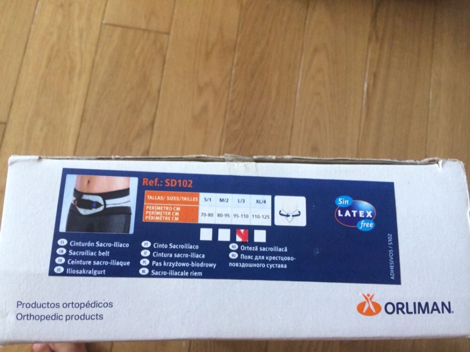 Pas Ortopodyczny krzyżowo-biodrowy ORLIMAN SD102
