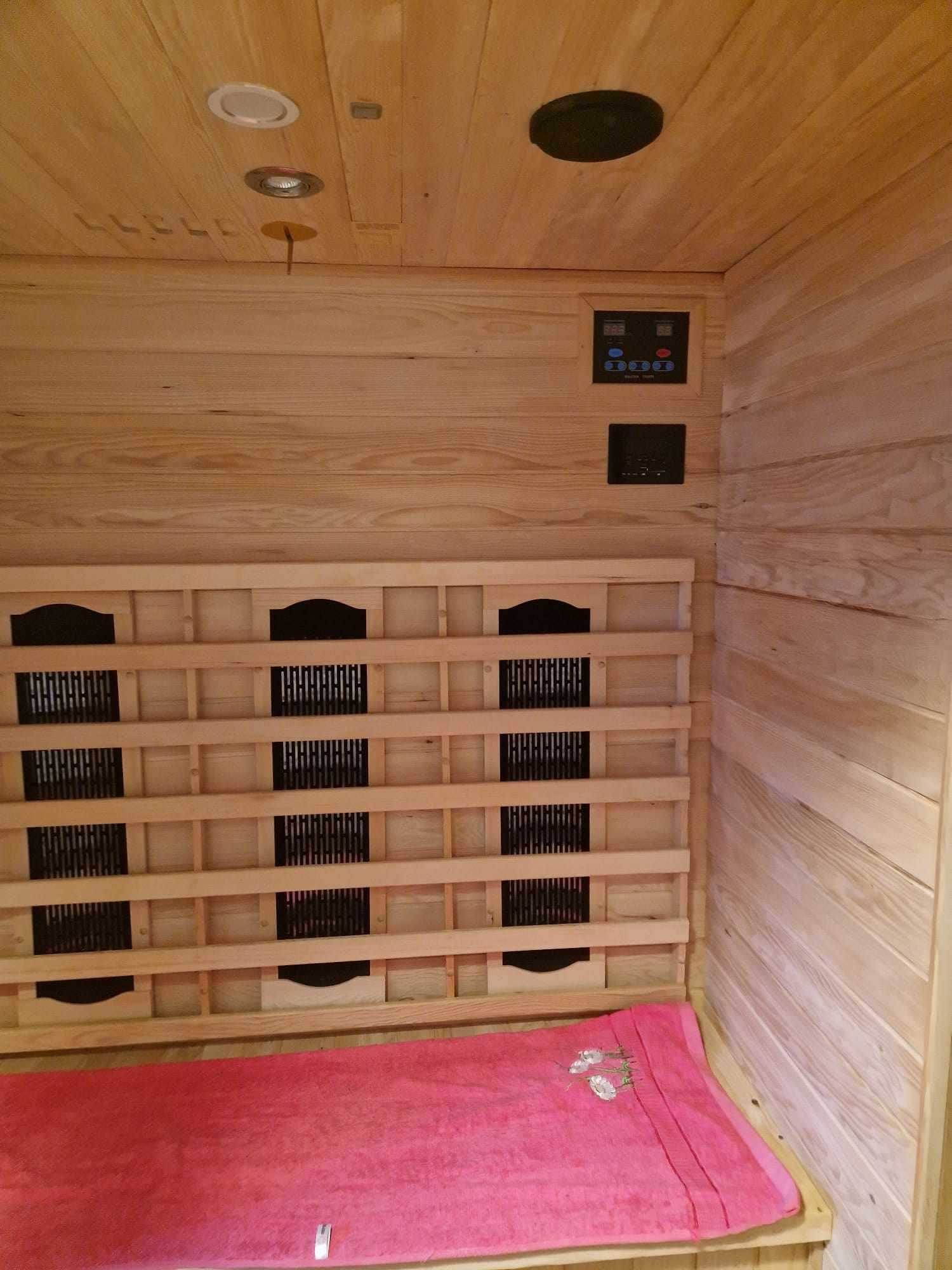 Sauna 3-osobowa infrared Na podczerwień - 150 cm / 120 cm