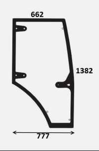 Szyba drzwi prawe Farmtrac 535, 555, 555DT,685Dt