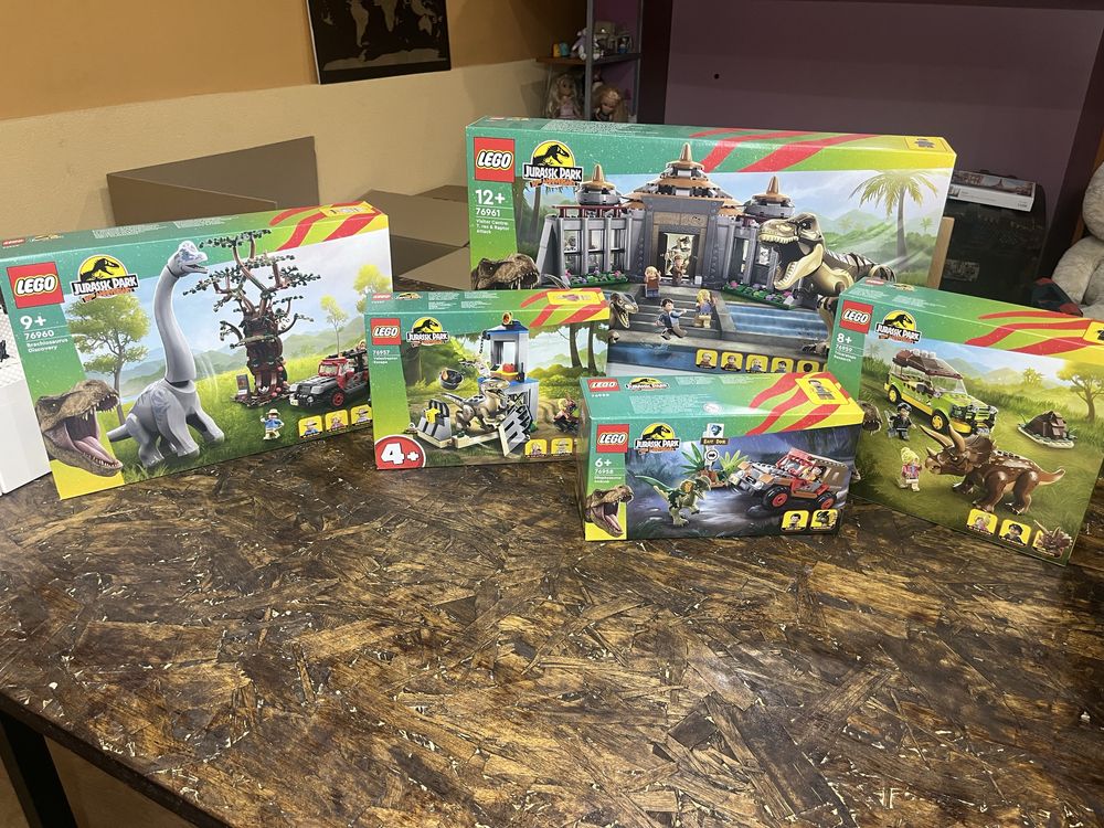 Lego Jurassic Park - 76961 / 76960 / 76959 / 76958 / 76957