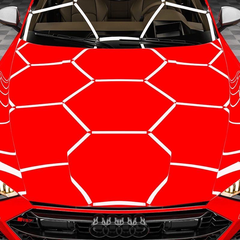 Iluminação Hexagonal LED para Garagem