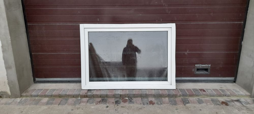 Okna poziome leżące uchylne pcv 155x107 używane garaż obora DOWÓZ KRAJ