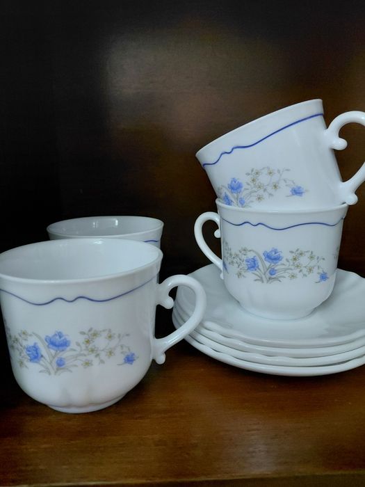 Conjunto chavenas cha vintage