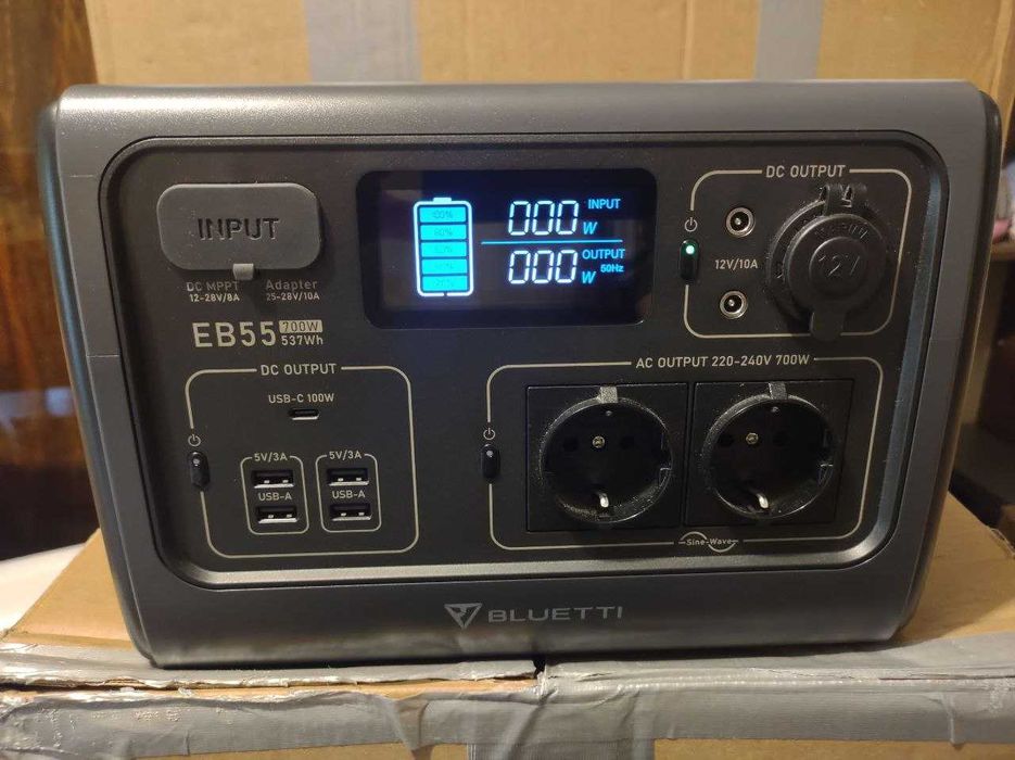 Зарядна станція BLUETTI EB55 Portable Power Station 537Wh