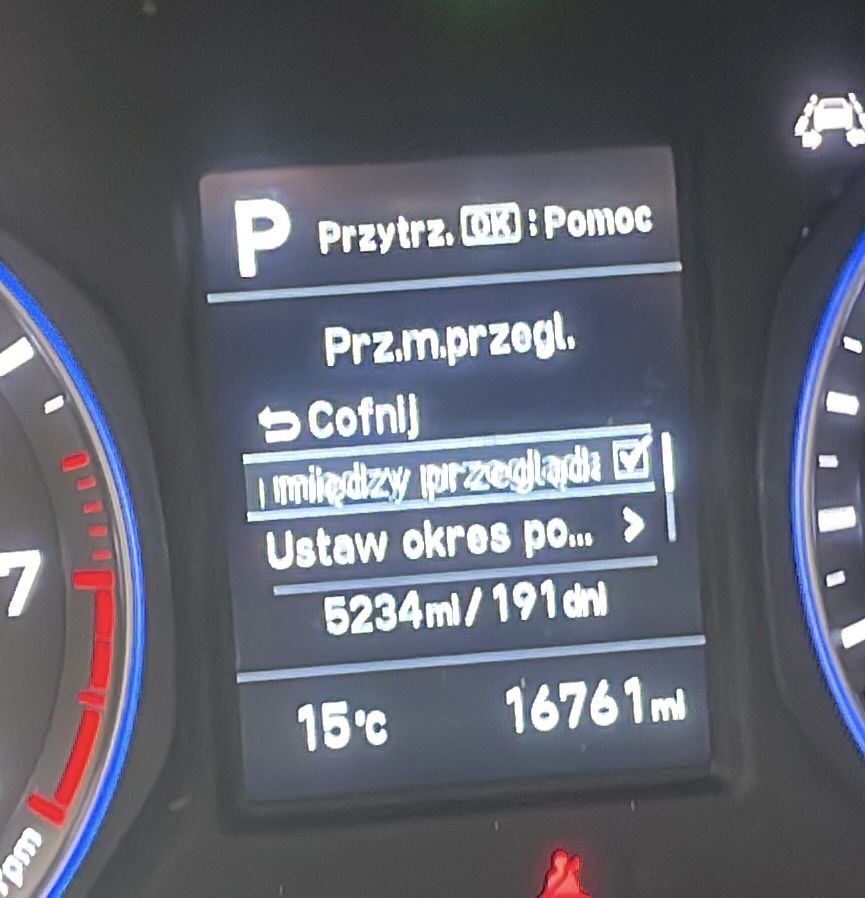 Hyundai Polski Język radio-navigacja-licznik