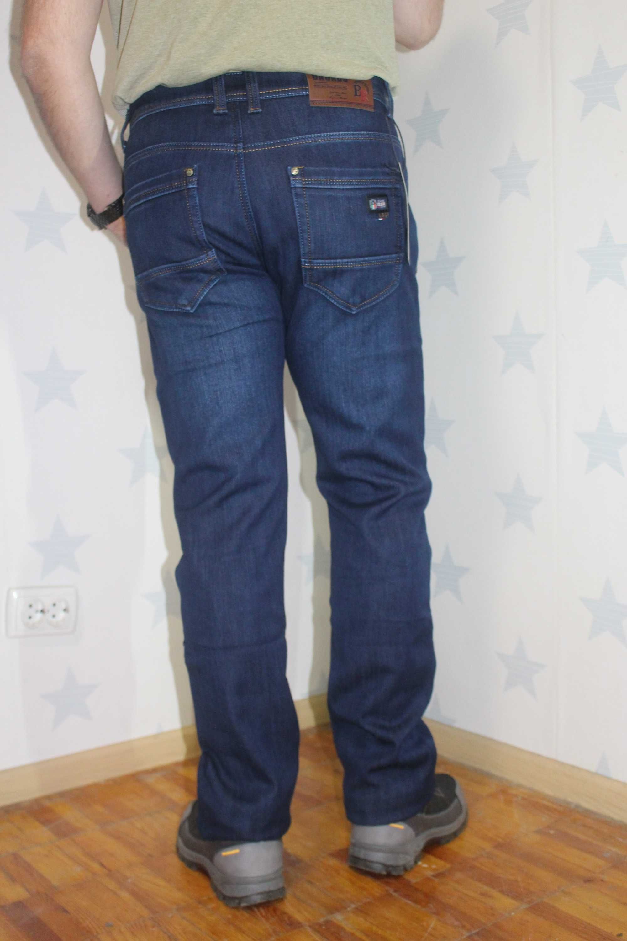 Нові чоловічі джинси на флісі р. 31