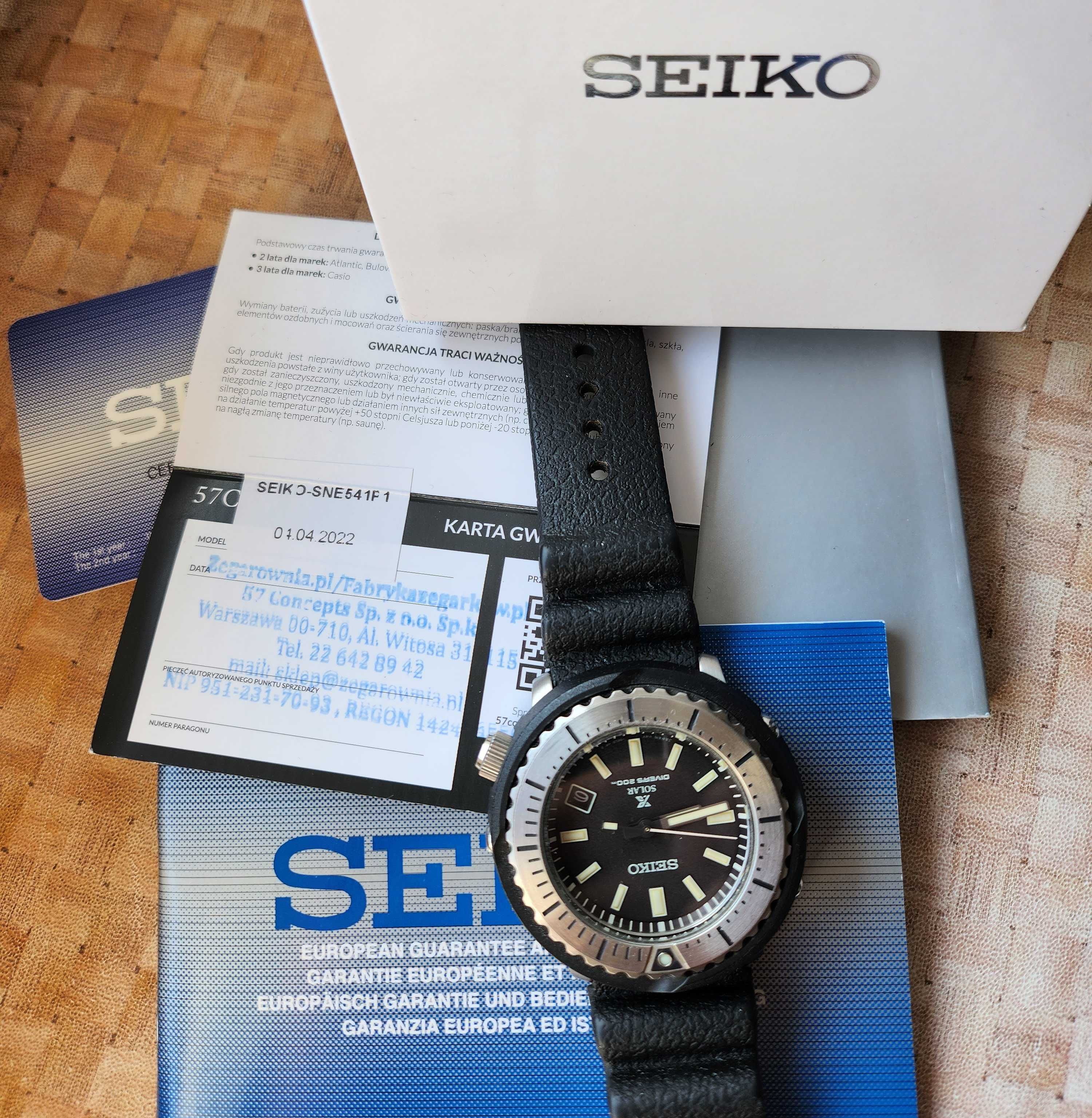 Zegarek Seiko Prospex Diver's 200m Solar  SNE541P1