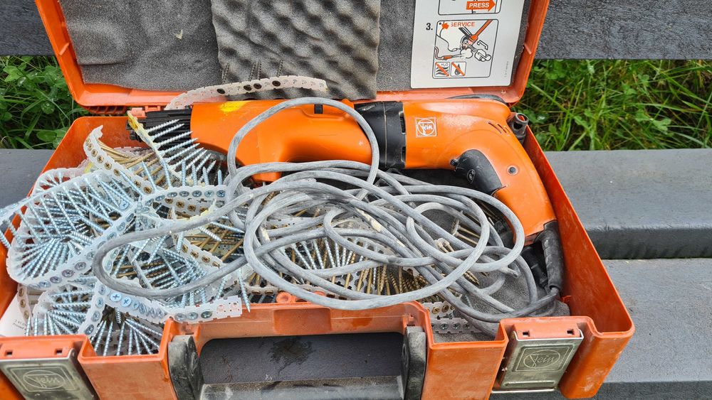 Wkrętarka do płyt GK karton Fein komplet