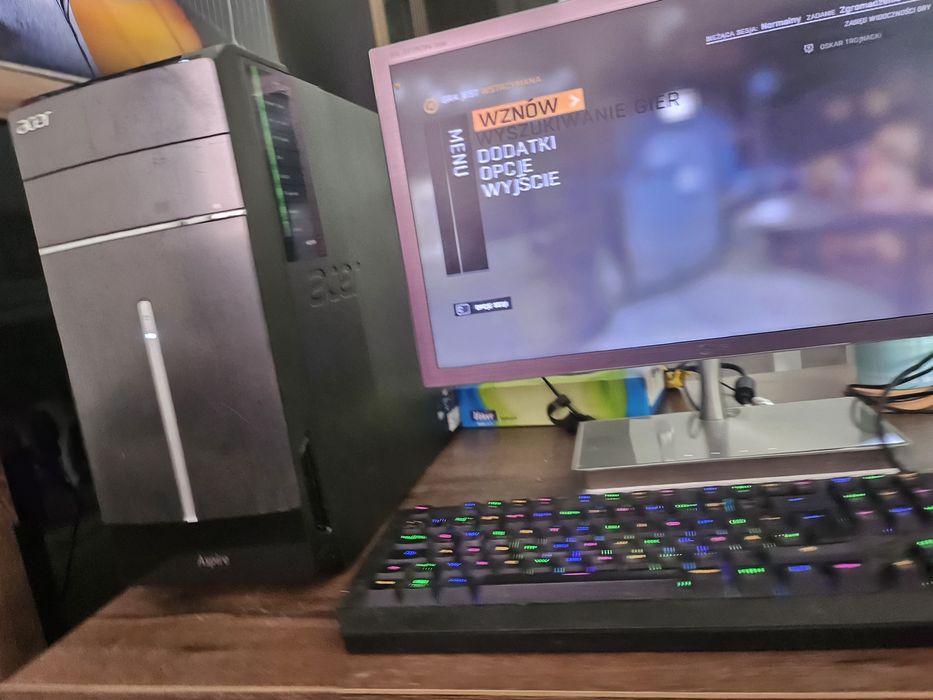 Zestaw komputerowy do gierek