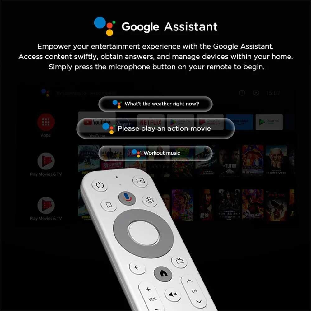 TV Box KICKPI KP1 2/32Gb Amlogic S905Y4 Android TV 11 NETFLIX Smart TV