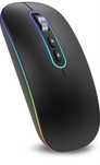 Cimetech Bluetooth Mouse Wireless Bluetooth 5.1 + USB 2,4 GHz LED