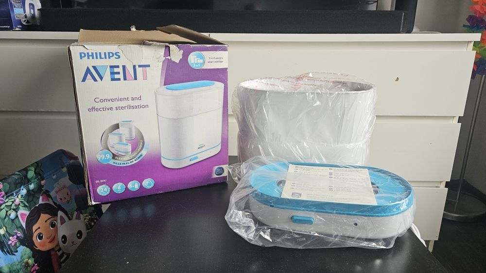 elektryczny sterylizator parowy Philips Avent 3w1